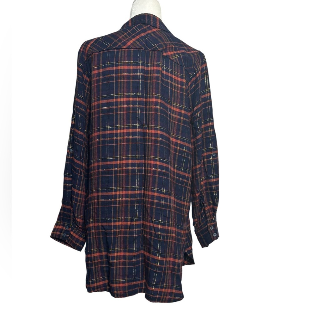 Miss Me Women's Plaid Button Down Shirt size medium - Picture 3 of 9